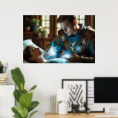 De healing touch poster (Thuiskantoor)