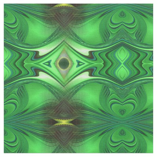 De Heart Chakra Energy Large Repeat patroon Stof (Close Up)