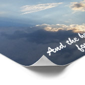 De Heavans verklaren Gods glorie Poster (Hoek)