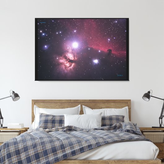 De Heavens - Afzonderlijke Canvas Druk (Insitu (Slaapkamer))