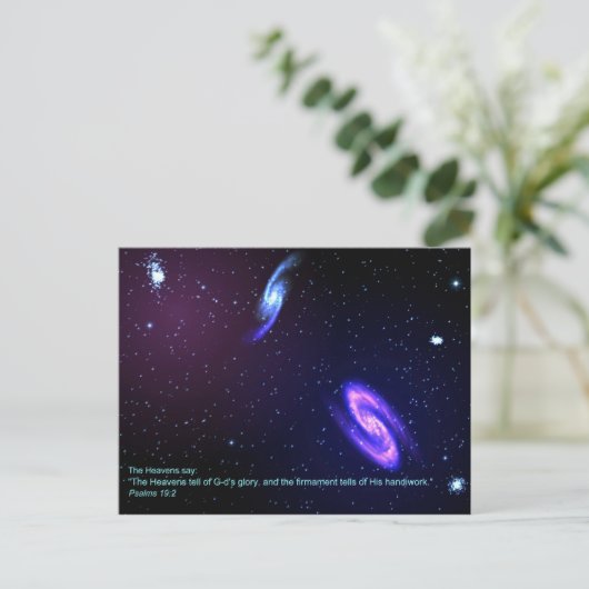 De Heavens Briefkaart (Staand voorkant)