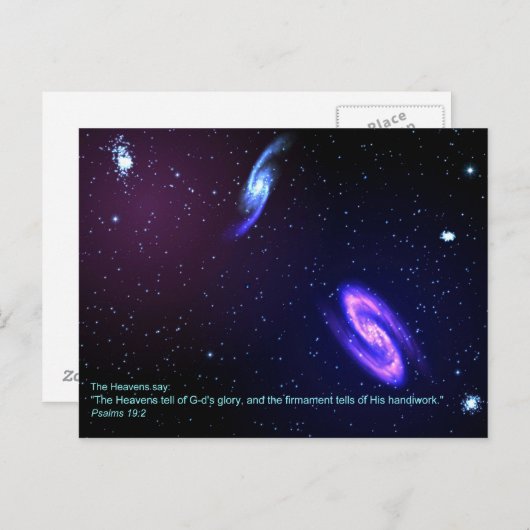 De Heavens Briefkaart (Voorkant / Achterkant)