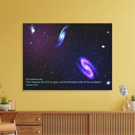 De Heavens Canvas Afdruk (Insitu (Woonkamer))