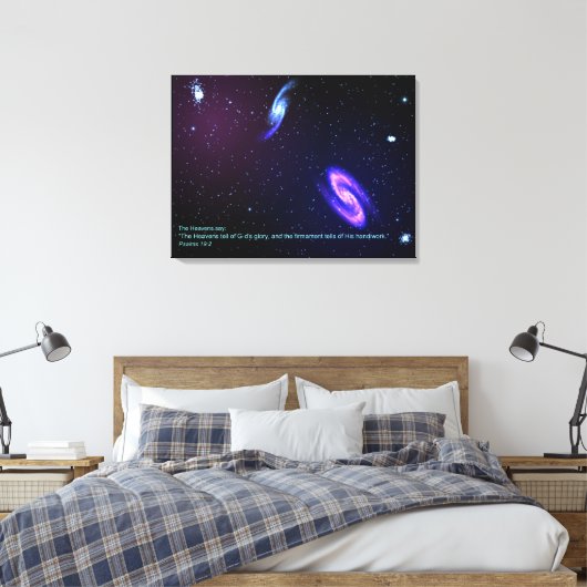 De Heavens Canvas Afdruk (Insitu (Slaapkamer))
