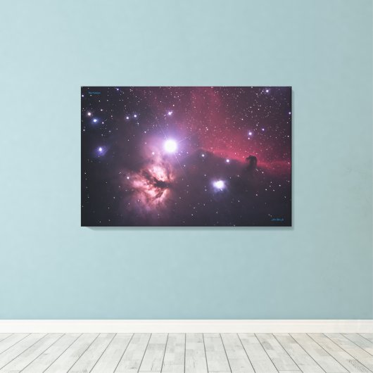 De Heavens - de Grote Druk van het Canvas (Insitu (Houten vloer))