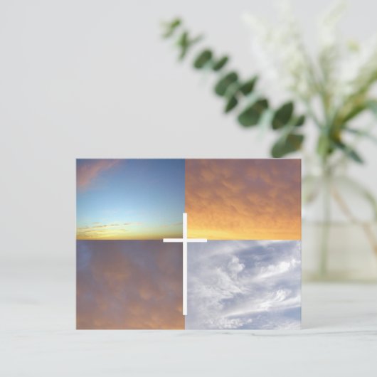 De Heavens herinneren ons eraan Briefkaart (Staand voorkant)