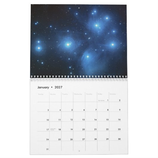 De Heavens Kalender (Jan 2027)