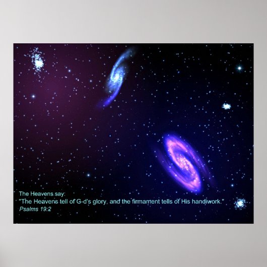 De Heavens Poster (Voorkant)