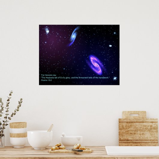 De Heavens Poster (Keuken)