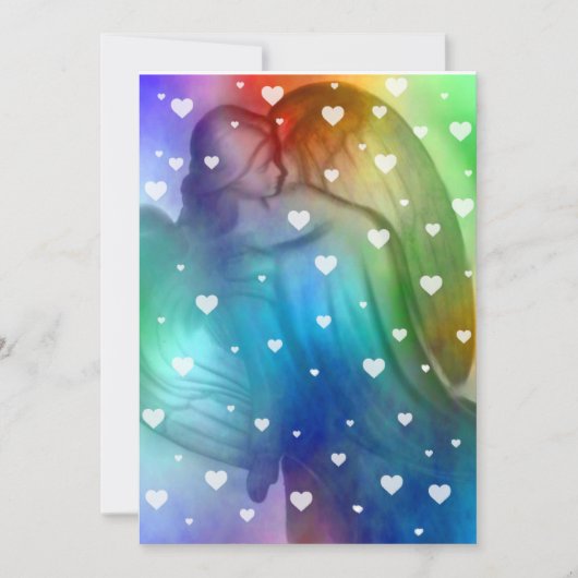 De Heavens regenen vandaag de dag. Kaart (Voorkant)