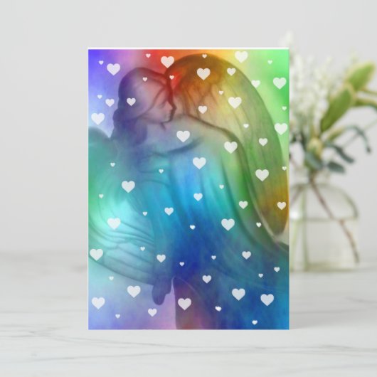 De Heavens regenen vandaag de dag. Kaart (Staand voorkant)