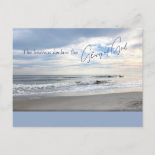 De Heavens verklaren de glorie van God Briefkaart