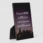 De Heavens verklaren de glorie van God Fotoplaat (Zijkant)