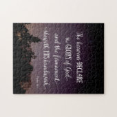 De Heavens verklaren de glorie van God Legpuzzel (Horizontaal)