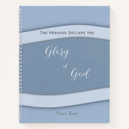 De Heavens verklaren de glorie van God Notitieboek