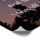 De Heavens verklaren de glorie van God Poster (Hoek)