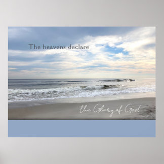 De Heavens verklaren de glorie van God Poster
