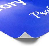 De Heavens verklaren de glorie van God Poster (Hoek)