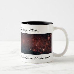 De Heavens verklaren de glorie van God... Tweekleurige Koffiemok