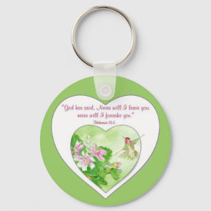 De Hebreeuwen van de manuscripten 19:5 nooit zal i Sleutelhanger