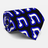 De Hebreeuwse Letter Tav Stropdas (Opgerold)