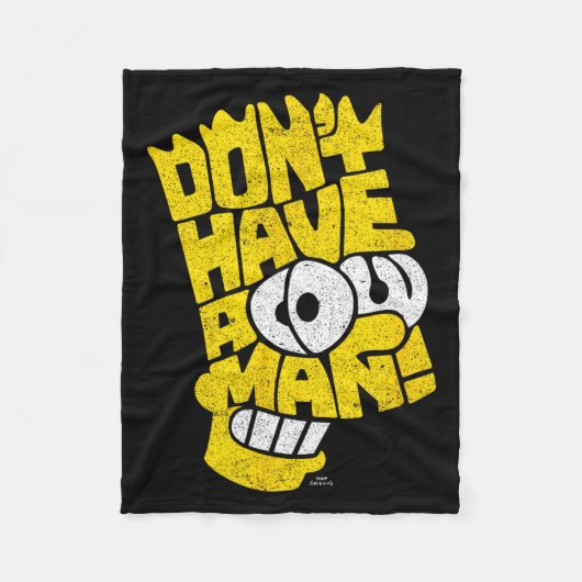 De Hebt Geen Koe Man Fleece Deken (Voorkant)