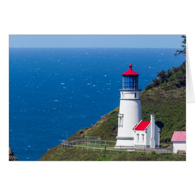 De Heceta Head Lighthouse bij Florence (Voorkant Horizontaal)