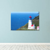 De Heceta Head Lighthouse bij Florence Canvas Afdruk (Insitu (Houten vloer))