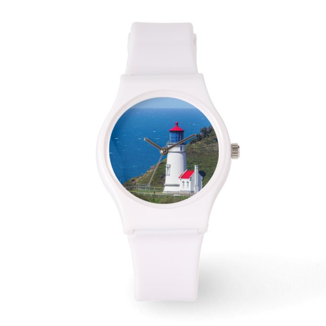 De Heceta Head Lighthouse bij Florence Horloge (Voorkant)