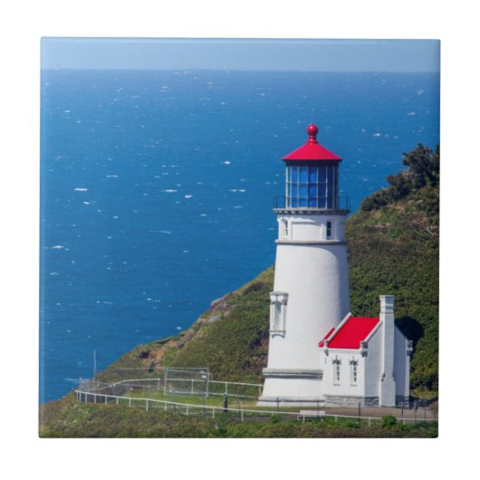 De Heceta Head Lighthouse bij Florence Tegeltje (Voorkant)