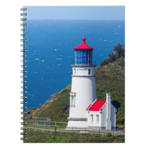 De Heceta Head-vuurtoren bij Florence Notitieboek