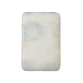 De hedendaagse Abstracte blauwe Cream Gold Art Badmat (Voorkant Verticaal)