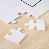 De hedendaagse Abstracte Lijn Kunst in Zwart-wit Legpuzzel (Zijkant)