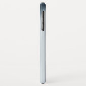 De hedendaagse Blauwe Curvy wordt gevormd Case-Mate iPhone Case (Achterkant/links)