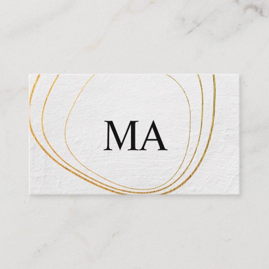 De hedendaagse Circulaire Patroonzwart-witte textu Visitekaartje (Voorkant)