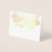 De hedendaagse Cirkels Dank u Folie Kaarten (Voorkant)