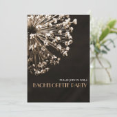 De hedendaagse Dandelion Wishes Bachelorette Party Kaart (Staand voorkant)