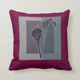 De hedendaagse designer pillow-leugens in Bourgogn Kussen