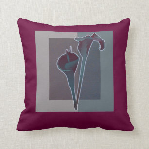 De hedendaagse designer pillow-leugens in Bourgogn Kussen