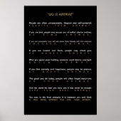 De hedendaagse doe het in ieder geval poster (Voorkant)