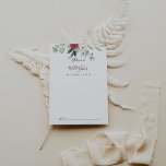 De hedendaagse Eucalyptus Floral Wedding Well Wish Advieskaart<br><div class="desc">Deze hedendaagse eucalyptus florale bruiloft wenst een goede advieskaart voor een eenvoudige bruiloft. Het ontwerp is voorzien van waterverf paarse, bloedige, bordo- en bogundige volken met groene eucalyptusbladeren, die artistieke schoonheid inspireren. Deze kaarten zijn perfect voor een bruiloft, vrijgezellenfeest, baby shower, graduatiedag en nog veel meer. Pas de kaarten aan...</div>