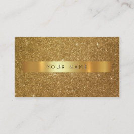 De hedendaagse Golden Glitter Stripes Vip Glam Visitekaartje