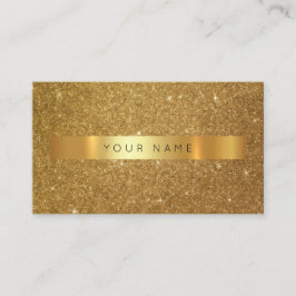 De hedendaagse Golden Glitter Stripes Vip Glam Visitekaartje
