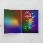 De hedendaagse kerstboom feestdagen kaart (Binnen)