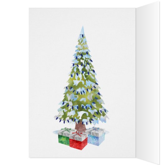 De hedendaagse kerstboomvakantie met Gepersonalise (Binnen (Links))