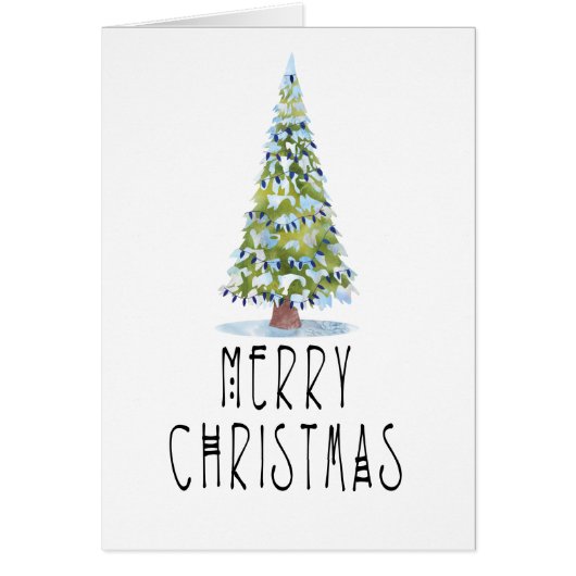 De hedendaagse kerstboomvakantie met Gepersonalise (Voorkant)