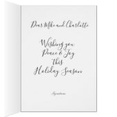 De hedendaagse kerstboomvakantie met Gepersonalise (Binnen (Rechts))