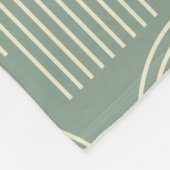 De hedendaagse Kunst van de Arch in Sage Groen Fleece Deken (Hoek)