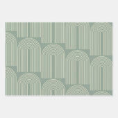 De hedendaagse Kunst van de Arch in Sage Groen Inpakpapier Vel (Voorkant)