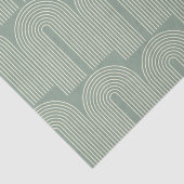 De hedendaagse Kunst van de Arch in Sage Groen Tissuepapier (Detail)